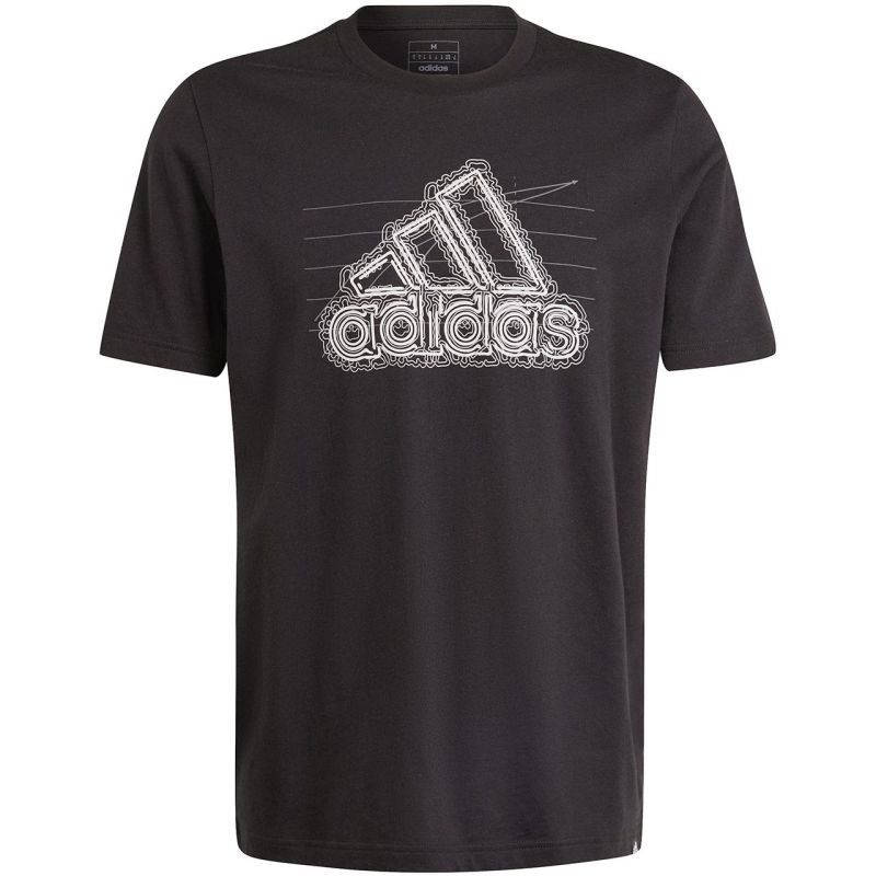 Pánské tričko adidas Growth Badge Graphic T-shirt black IN6258 pánské m