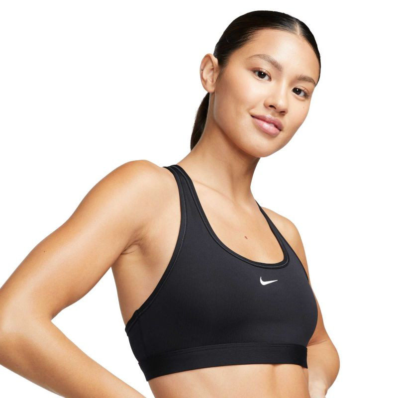 Sportovní podprsenka Nike Swoosh Light Support Bra W DX6817-010 M (168 cm)