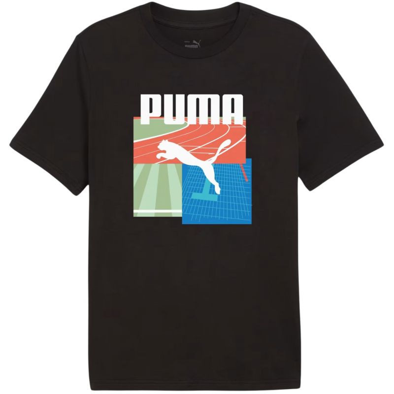 Puma Graphics Summer Sports Tee II M 627909 01 pánské tričko L