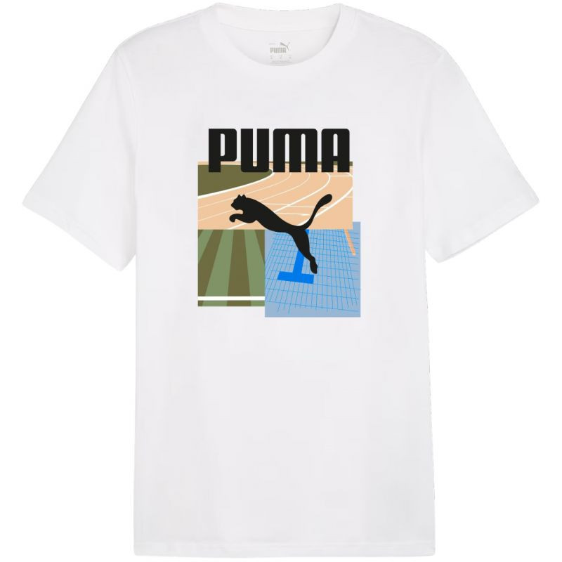 Puma Graphics Summer Sports Tee II M 627909 02 pánské tričko L