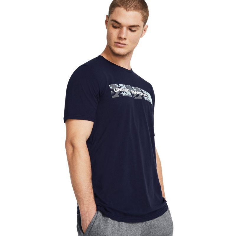 Under Armour Camo Chest Stripe T-shirt M 1376830 410 pánské s