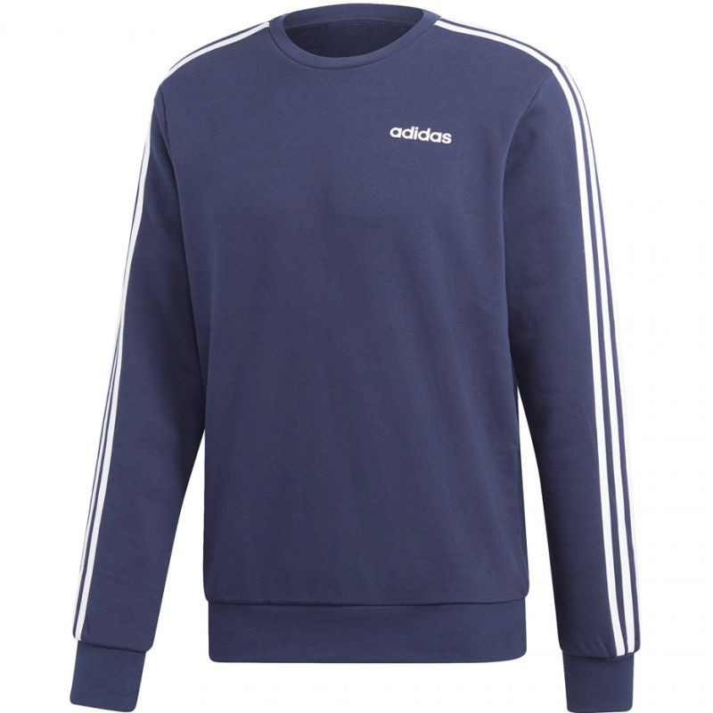 Pánská tréninková mikina adidas Essentials 3 Stripes Crewneck FT M DU0484 XL