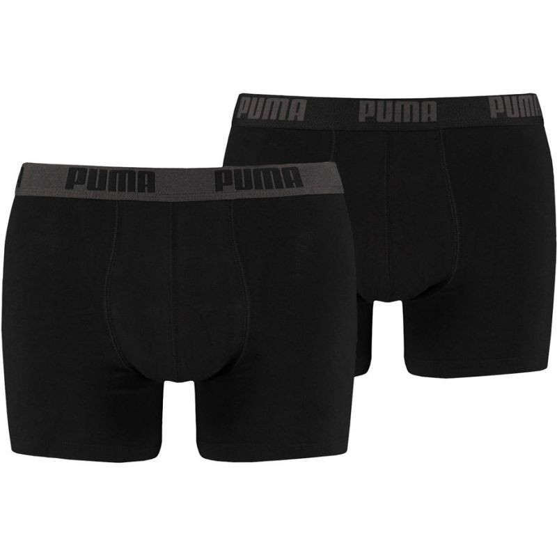 Pánské boxerky Puma Basic Boxer 2P černé 521015001 230 m