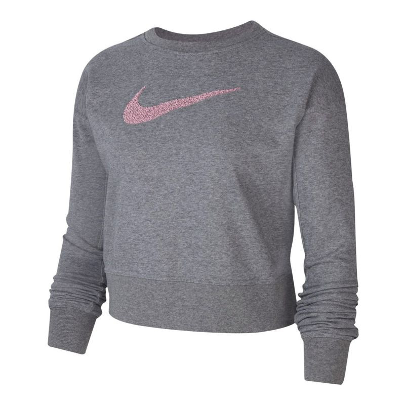 Dámské tričko Get Fit Crew Swoosh W CU5506-091 - Nike XS (158 cm)