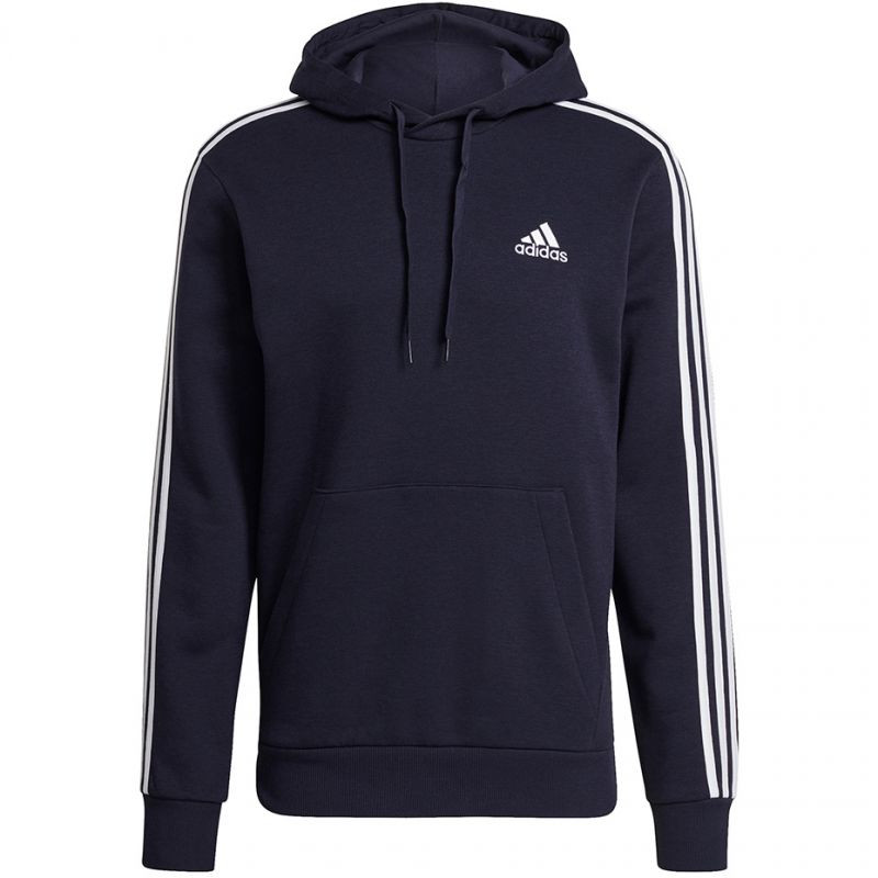 Adidas Essentials Fleece 3-Stripes Hoodie M GK9073 pánské L