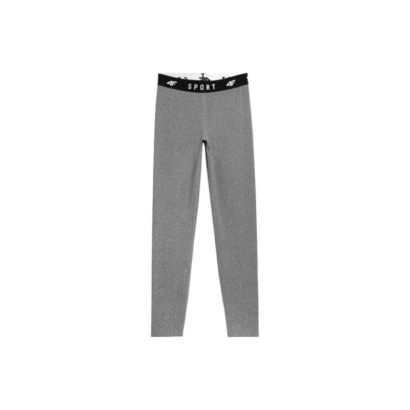 Dámské kalhoty 4F W H4L22-SPDF 351 medium grey melange s