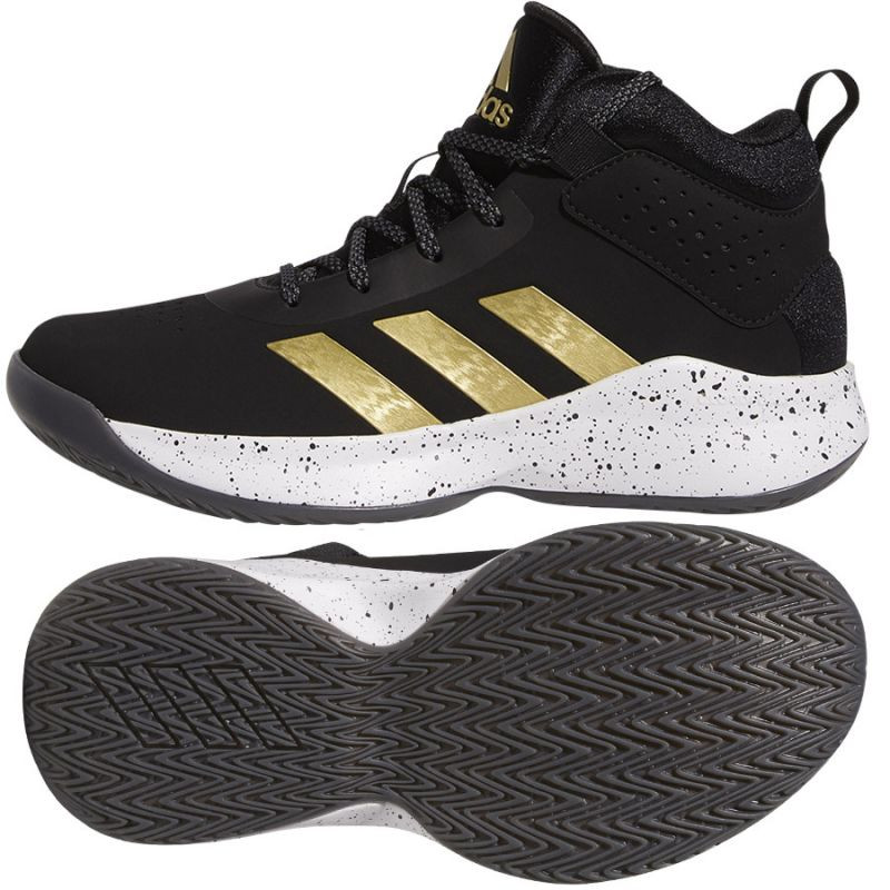 Dětské basketbalové boty Cross Em Up 5 K Wide Jr GX4790 - Adidas 39 1/3