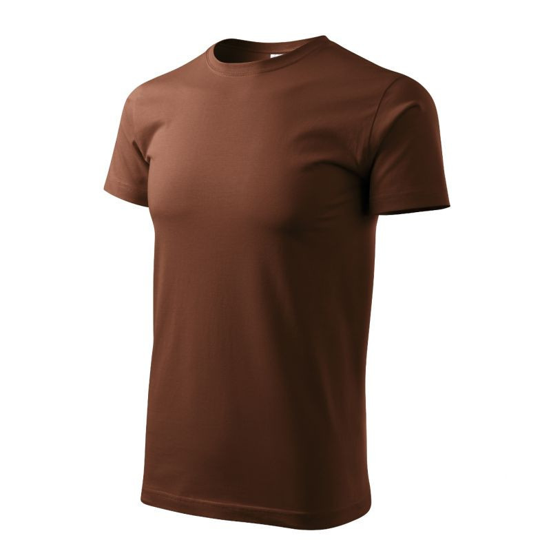 Malfini Basic M MLI-12938 čokoládové tričko Velikost: L