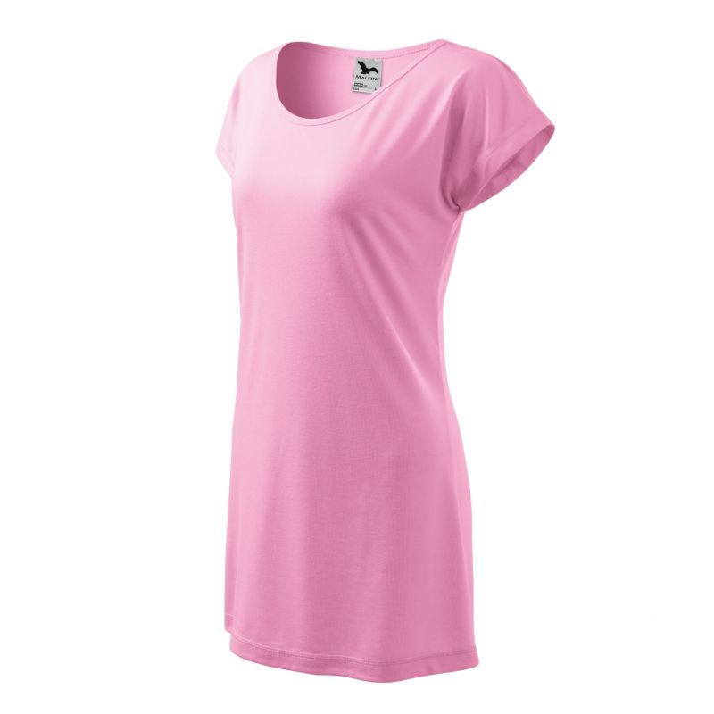 Malfini Love W MLI-12330 růžové šaty Velikost: XL