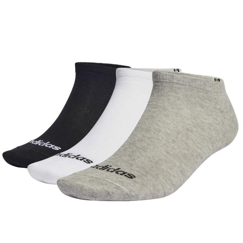 Ponožky adidas Thin Linear Low-Cut IC1300 Velikost: 46-48