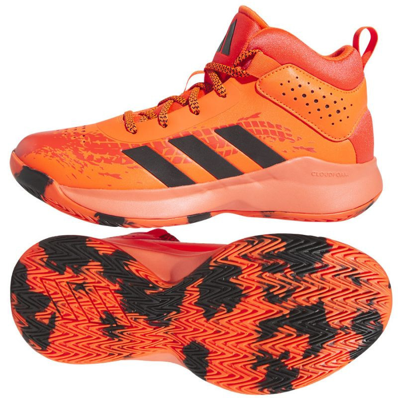 Basketbalové boty adidas Cross Em Up 5 K Wide Jr HQ8494 Velikost: 36