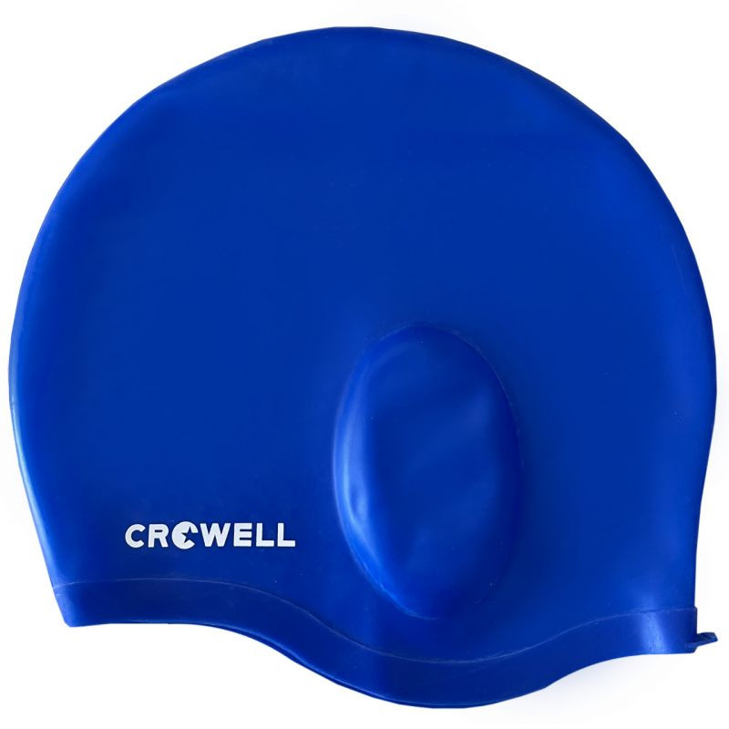 Crowell Ear Bora modrá plavecká čepice col.1 NEUPLATŇUJE SE