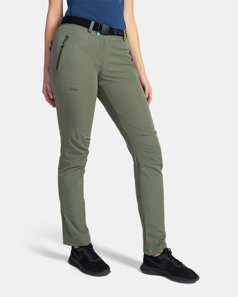 Dámské outdoorové kalhoty Belvela-w khaki - Kilpi 38S