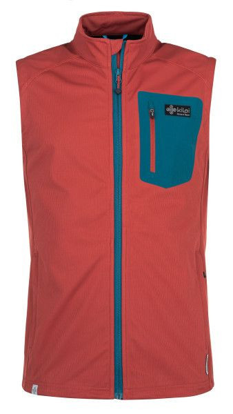 Pánská softshellová vesta model 15270023 tmavě červená XS - Kilpi