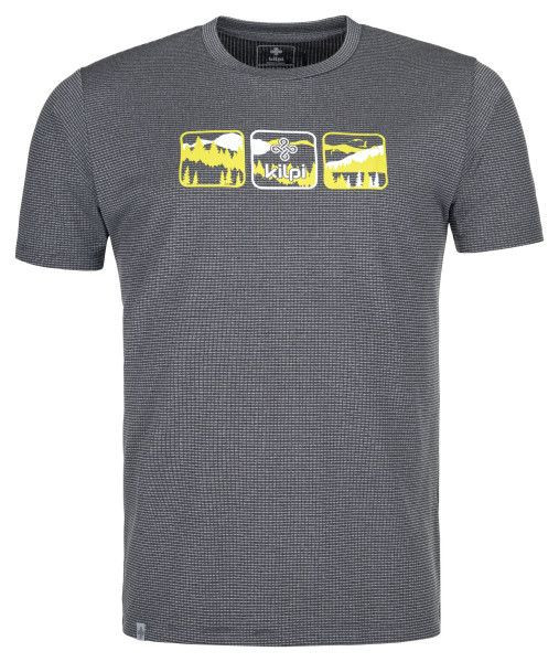Pánské tričko Giacinto-m tmavě šedá - Kilpi XS