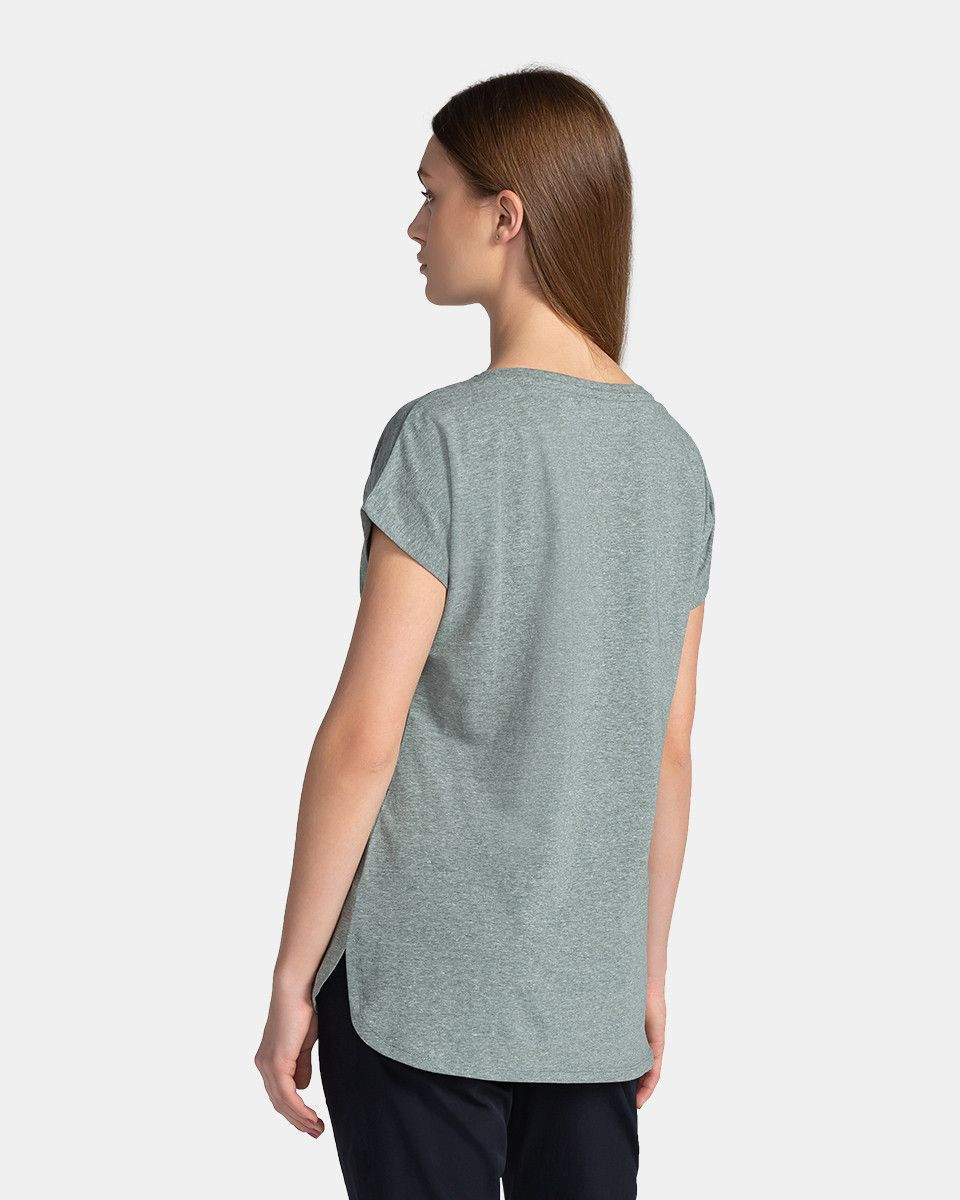 Dámské tričko model 18394556 W Tmavě zelená 42 - Kilpi