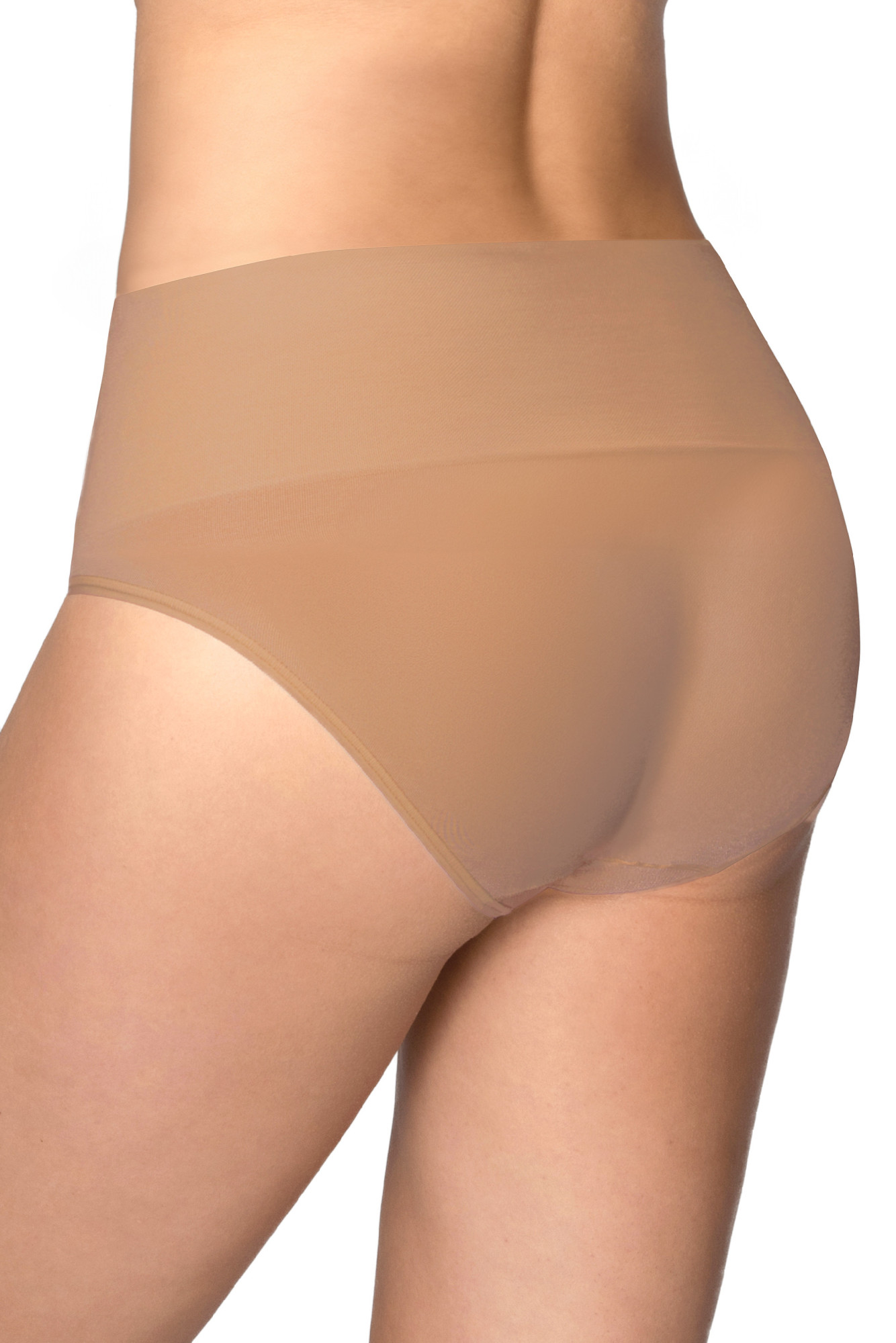 Kalhotky slip midi - TUMMY CONTROL Barva: NUDE, Velikost M/L