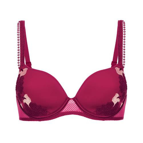 3D SPACER SHAPED UNDERWIRED BR 14V316 Raspberry(364) - Simone Perele malina 75D