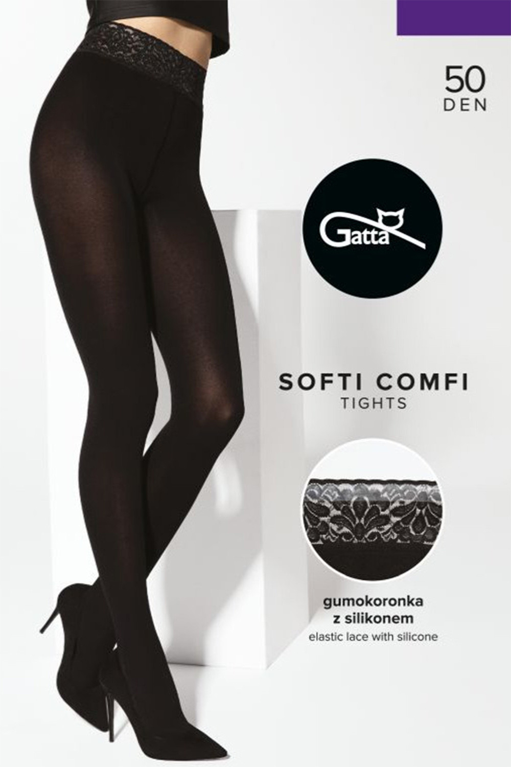 Gatta Softi-Comfi 50 DEN kolor:nero 3-M