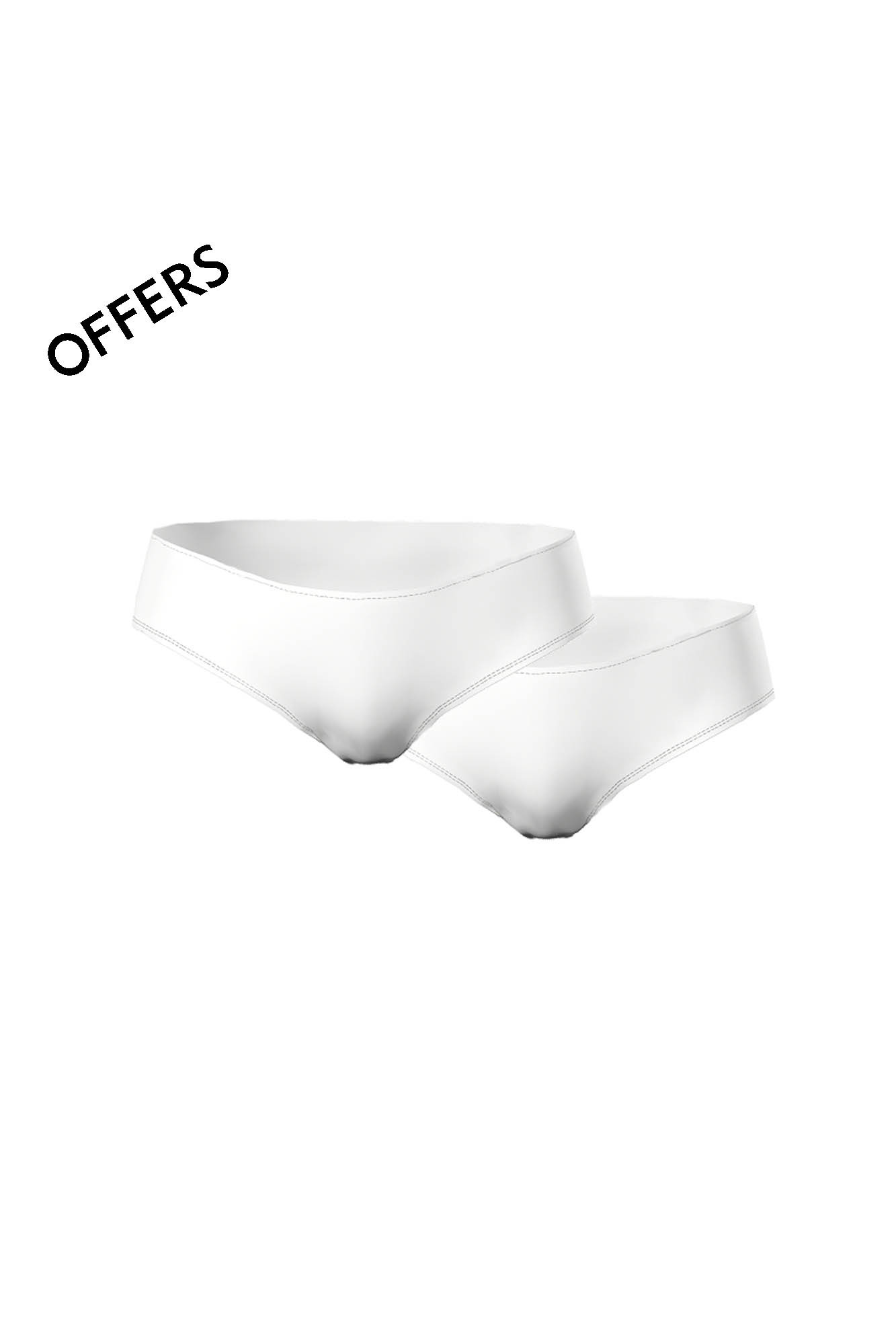 Obrázok Vamp - SLIP CHEEKY 2 PCS 92% COTTON - 8% elastan 03602 - Vamp white l