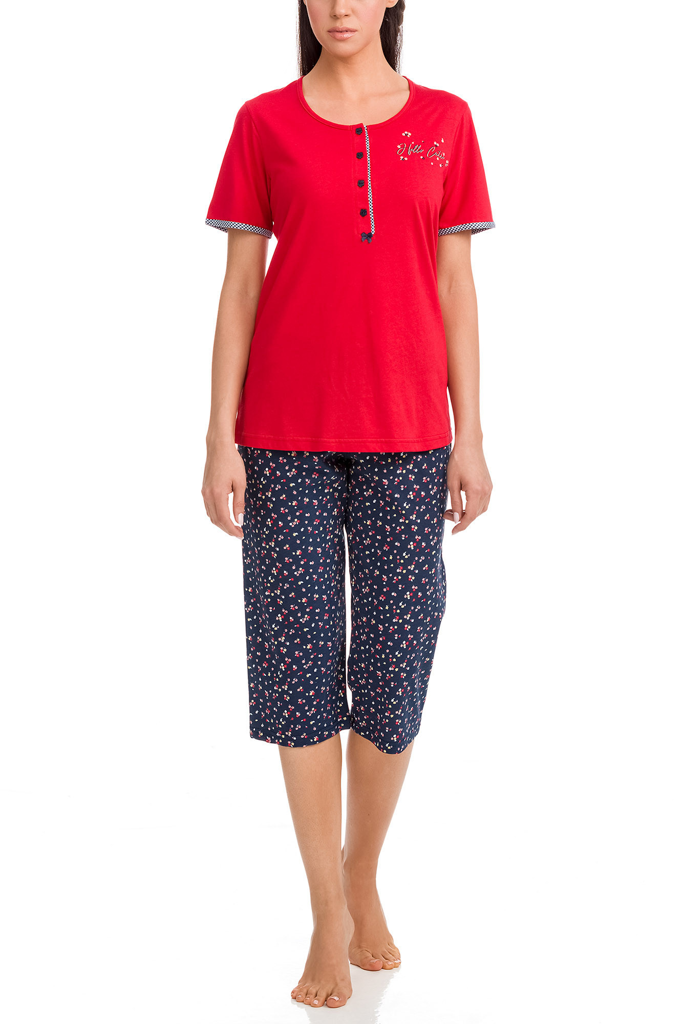 Dámské pyžamo RED S model 14783576 - Vamp