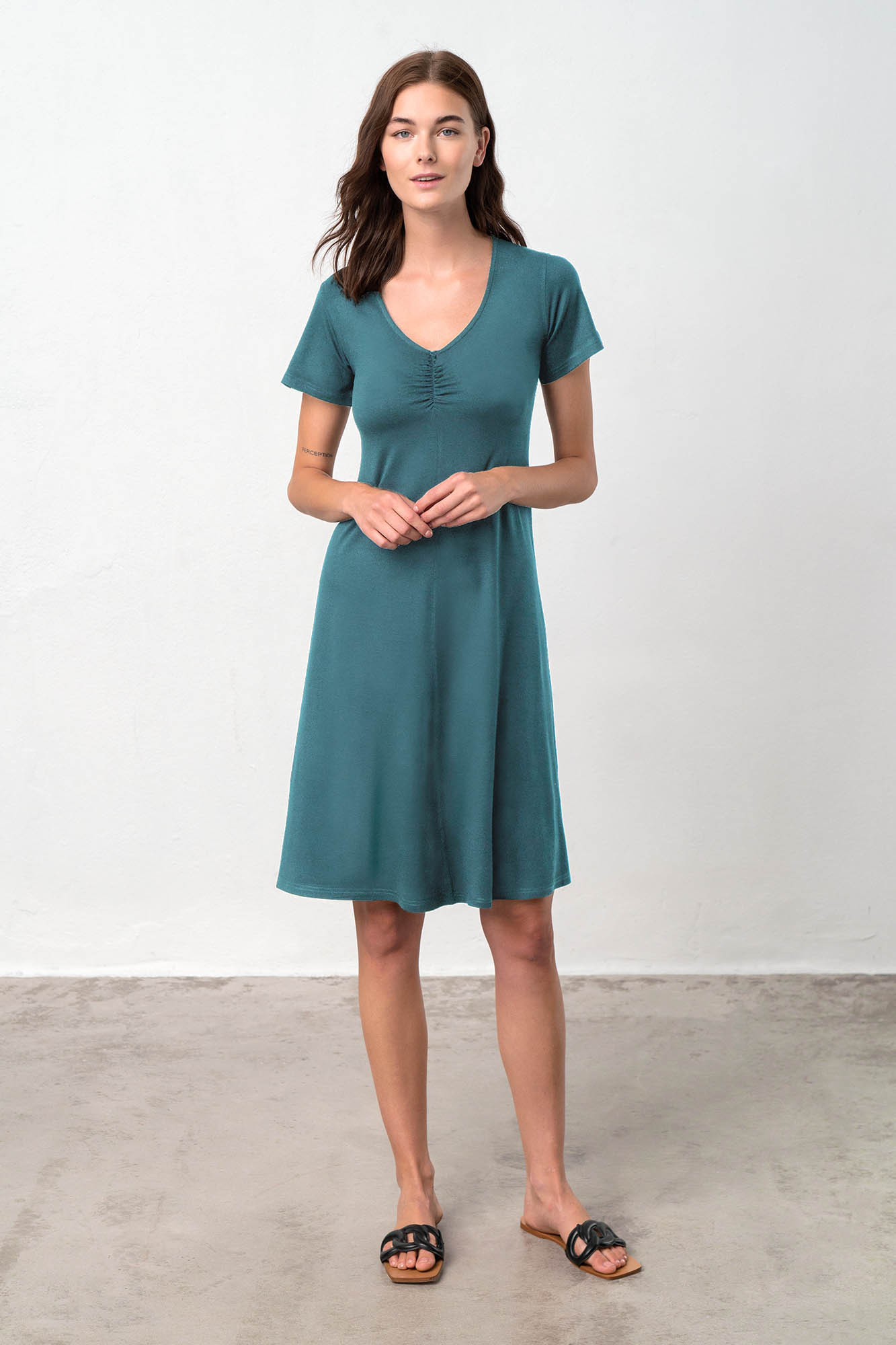 Pohodlné dámské šaty – GREEN ATLANTIC XL model 18363271 - Vamp