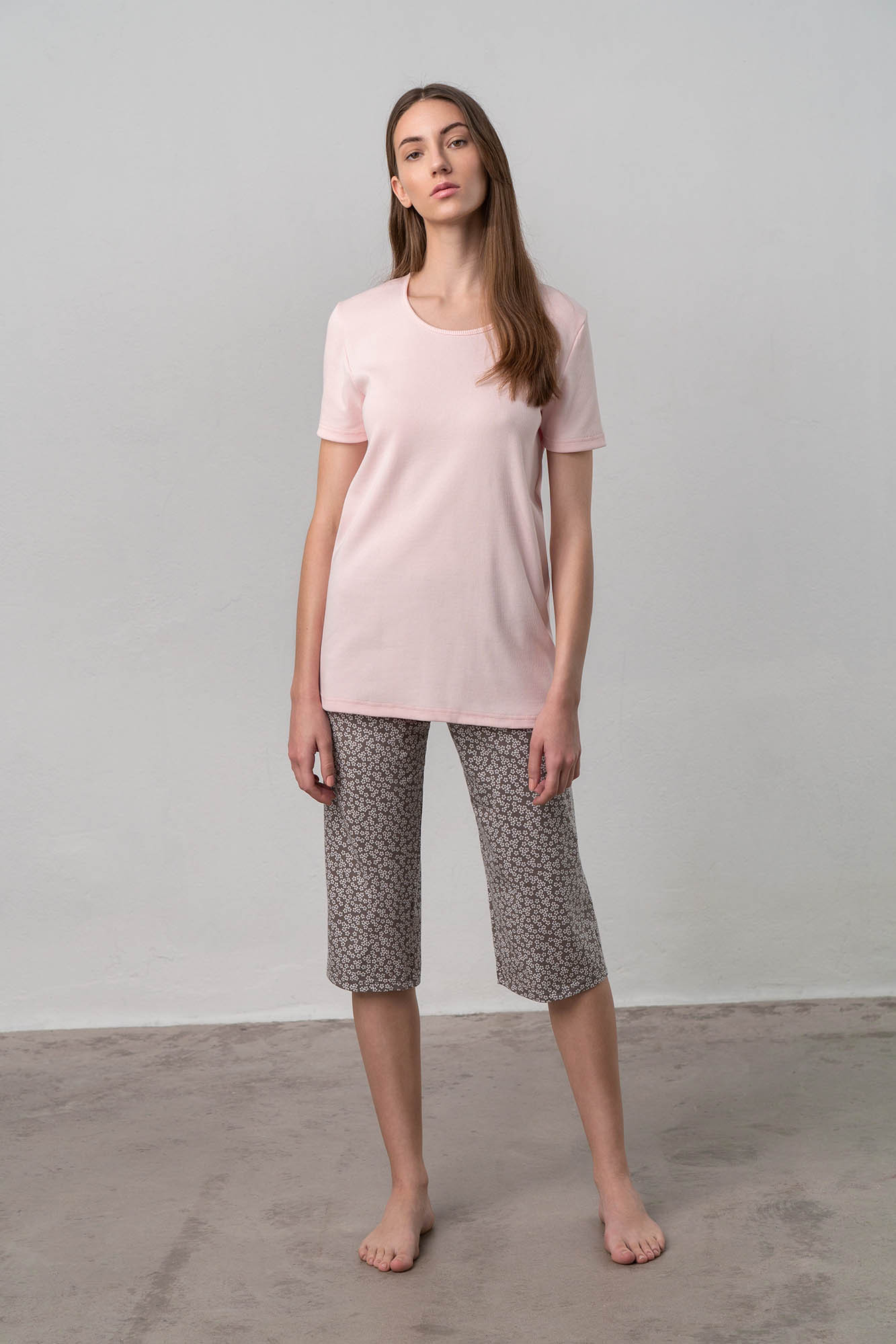 Vamp - Dvoudílné dámské pyžamo 70027 - Vamp Barva: pink, Velikost: XL
