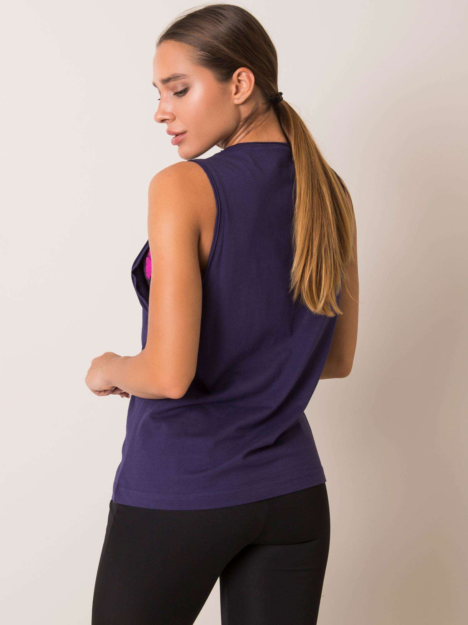 Obrázok FOR FITNESS Fioletowy top S