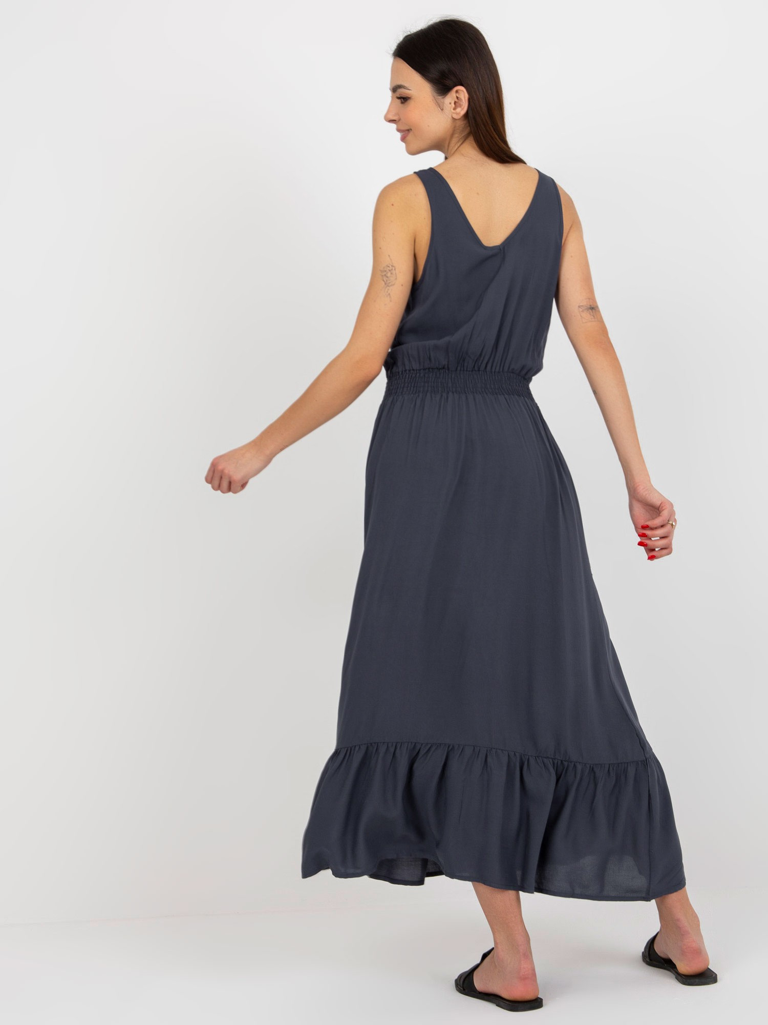 Dámské šaty model 18339319 tmavě modré M - FPrice