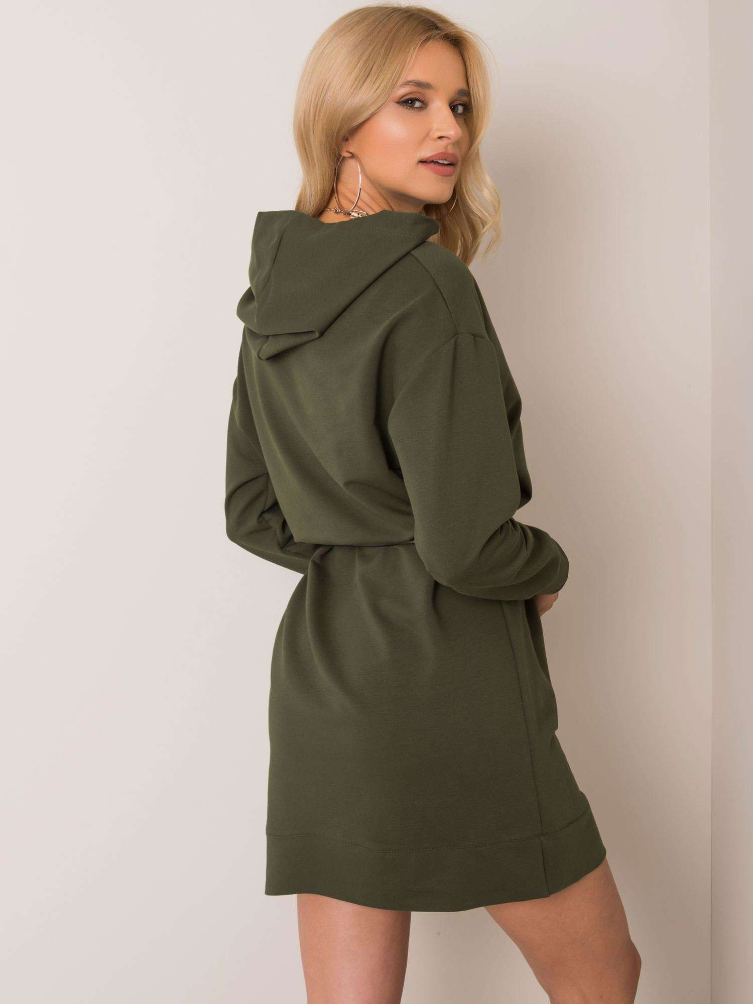 Šaty LK SK 508284.16X khaki S/M