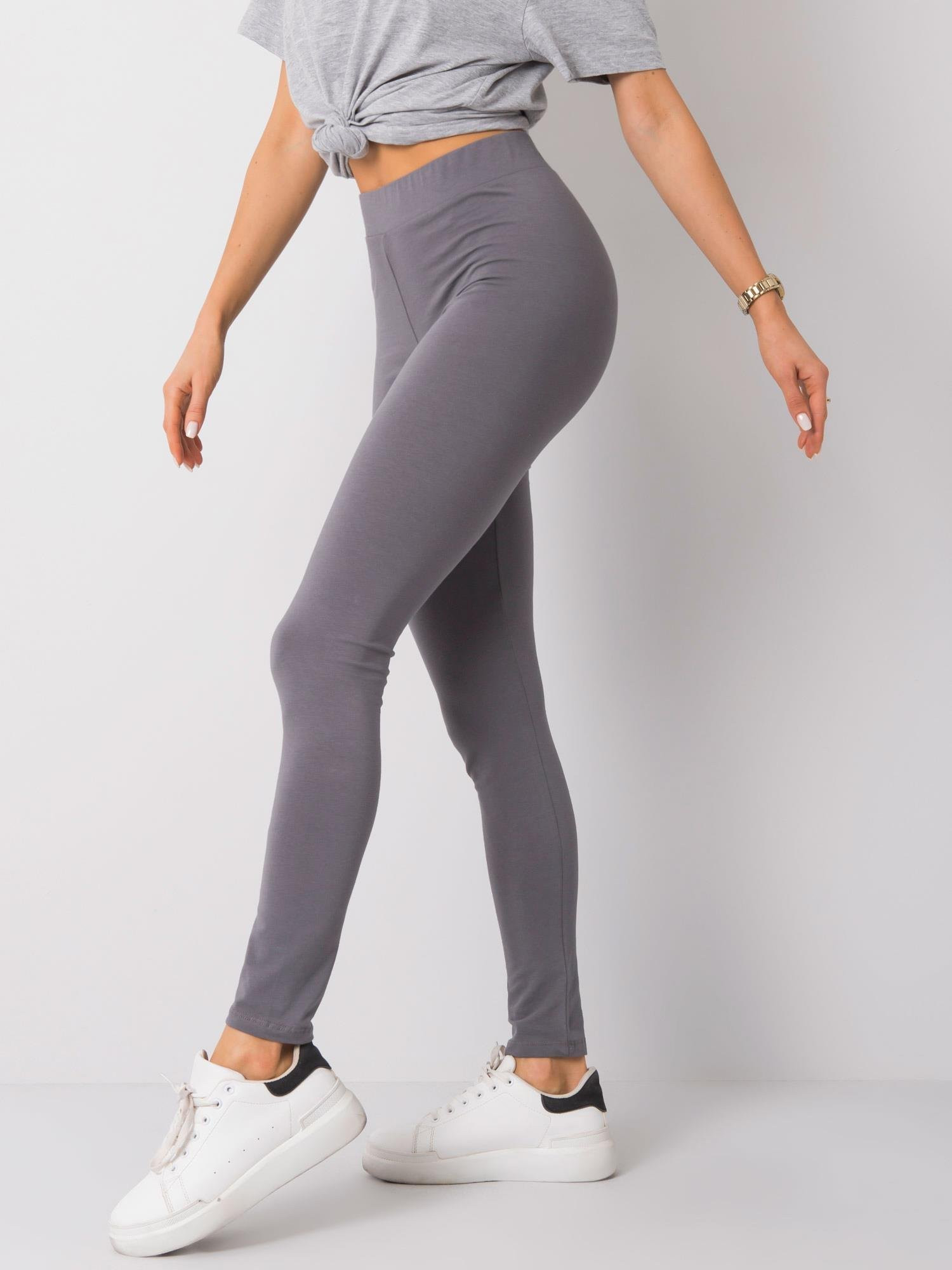 Obrázok Legginsy basic ciemnoszare L