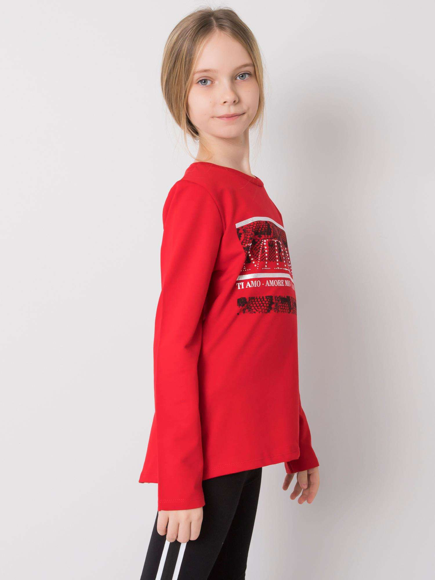 Dívčí halenka TY BZ model 18048501 červená 140 - FPrice