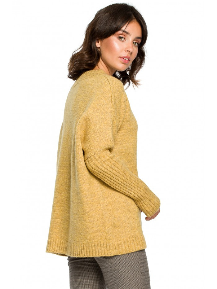 Obrázok BK009 Dolman sleeve pullover  UNI EÚ tmavo žltá