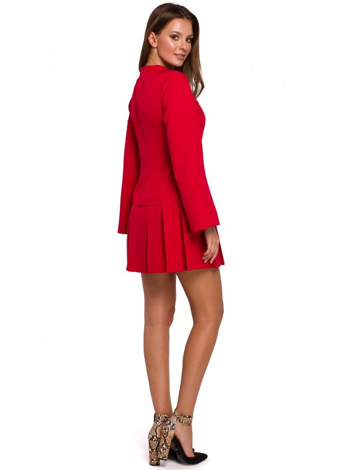Mini šaty s lemem - červené EU S model 18002459