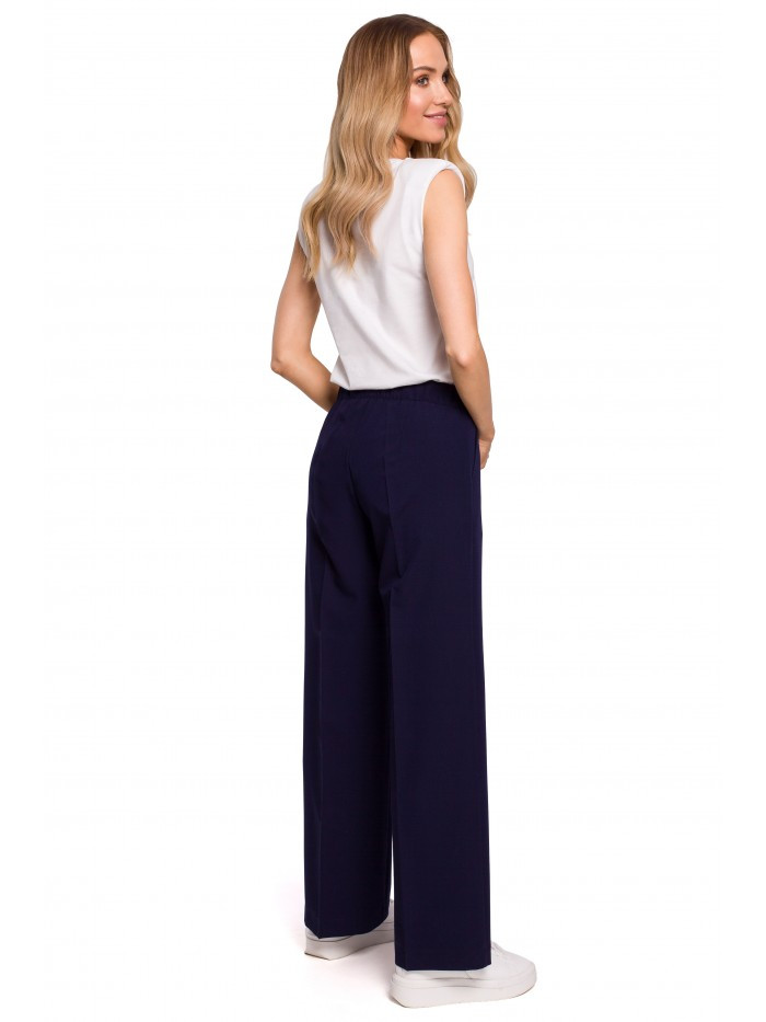 Obrázok M570 Creased Leg Trousers  EÚ XL námornícka modrá