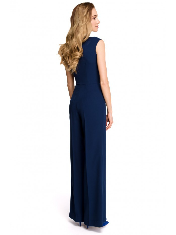 Obrázok S115 Wide leg jumpsuit  EÚ M námornícka modrá