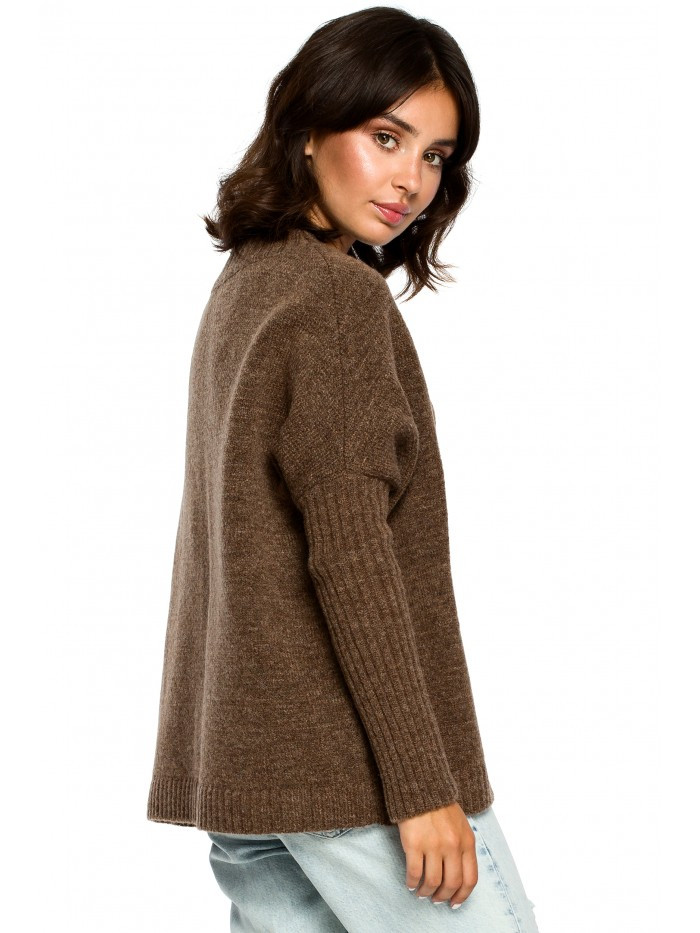 Obrázok BK009 Dolman sleeve pullover  UNI EÚ karamel