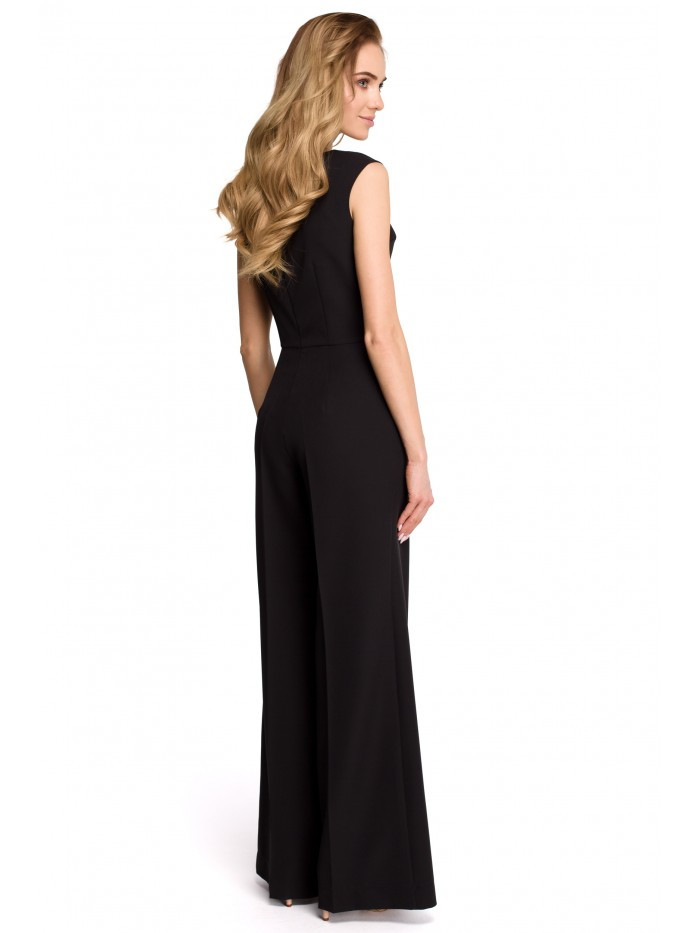 Obrázok S115 Wide leg jumpsuit  EÚ M čierna