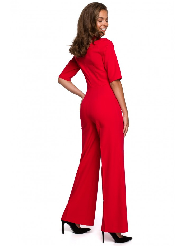 Obrázok S243 Elegant jumpsuit with a tie neck  EÚ S. vyd