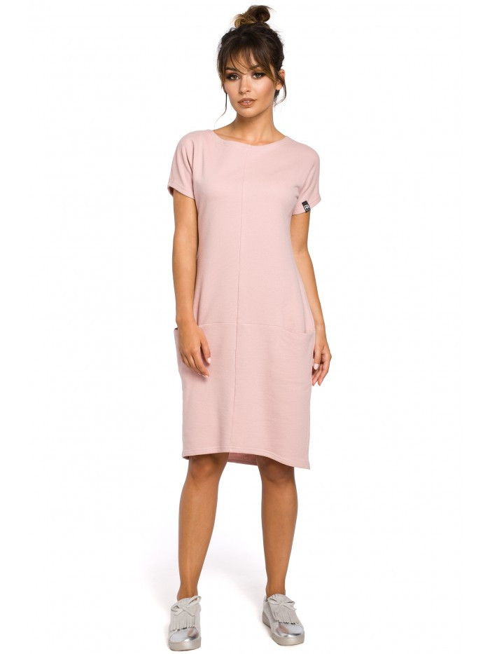 Obrázok B050 Midi dress with in-seam pockets  EÚ XXL prášok