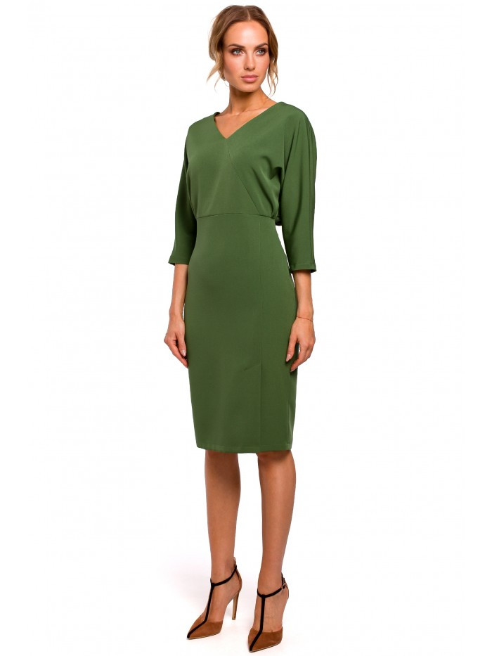 Obrázok M464 Batwing sleeve dress  EÚ XL zelená