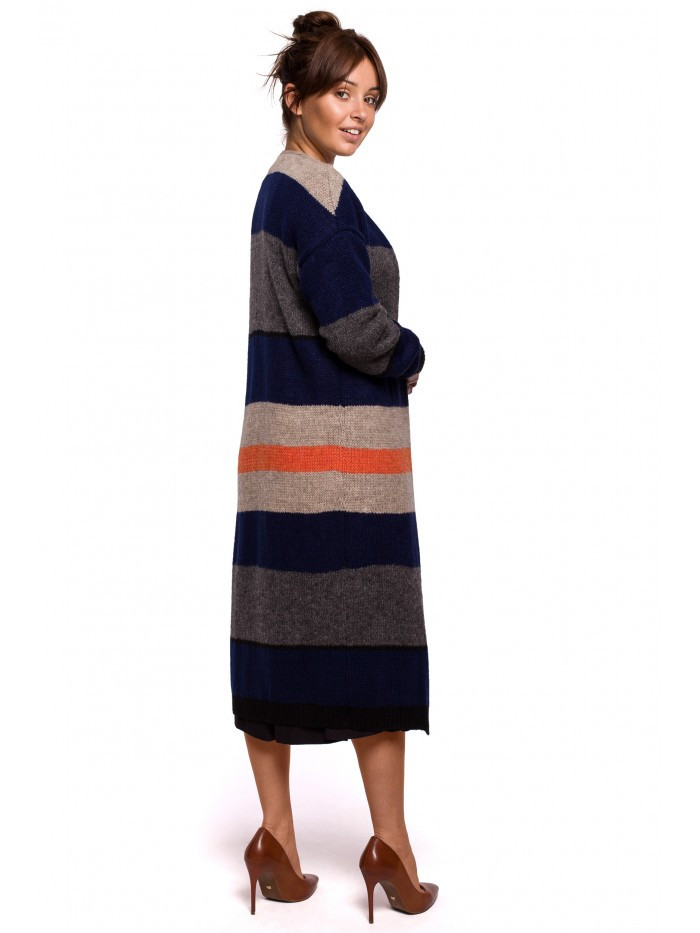 Obrázok BK055 Striped cardigan - model EU S / M Model2