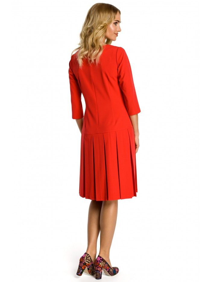 Obrázok M336 Drop waist dress with pleats  EÚ XL vyd