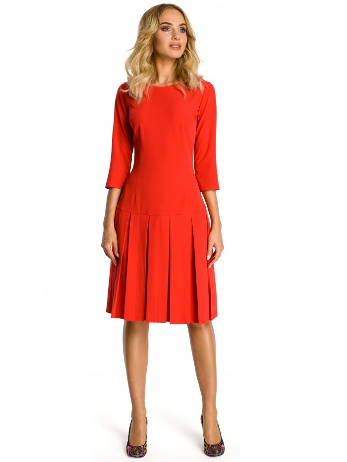 Obrázok M336 Drop waist dress with pleats  EÚ XL vyd