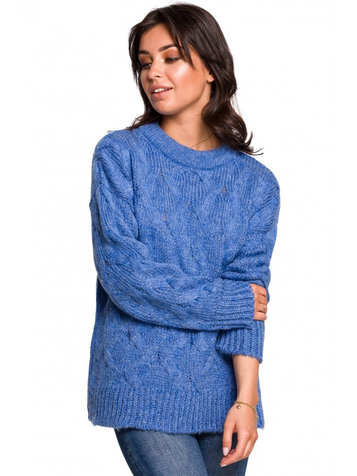 Pletený svetr - modrý EU L/XL model 18002257