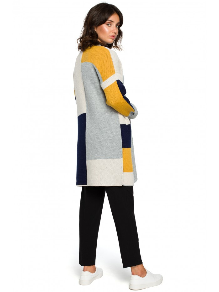 Obrázok BK011 Colourblock cardigan - model UNI EÚ Model2