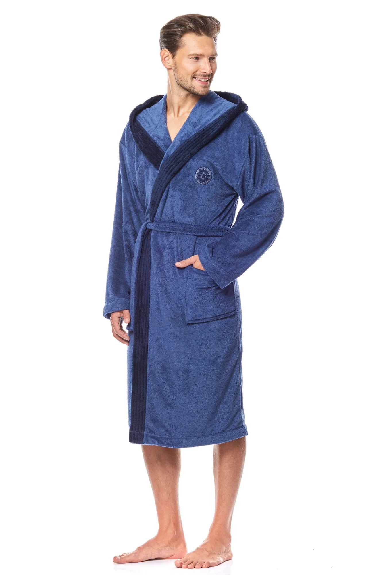 Pánský župan George Navy - L&L M - thumb (3)