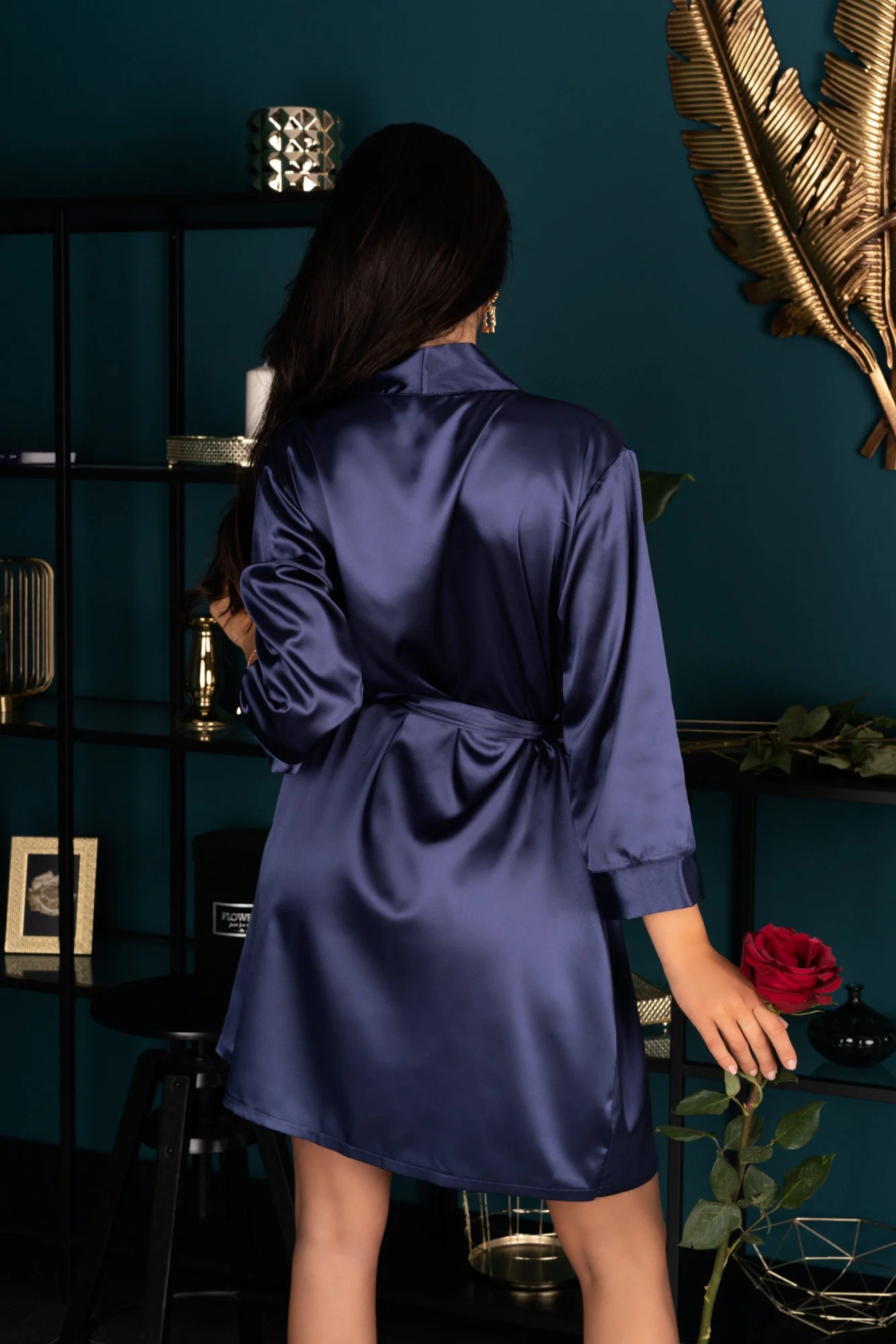 Župan Edelina Navy Blue - LivCo Corsetti L - thumb (5)
