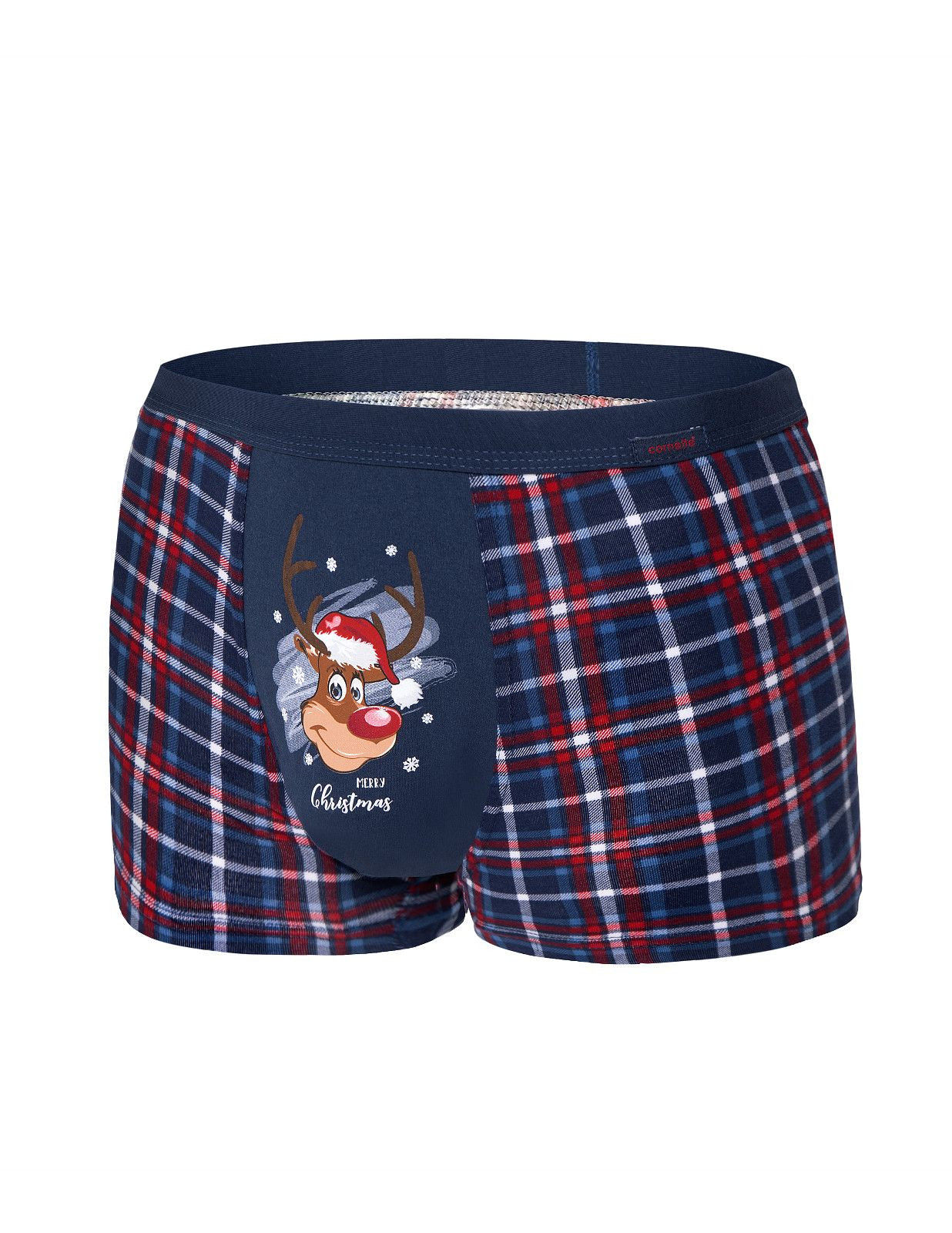 Sobí boxerky 007/57 Merry Christmas navy blue - Cornette S