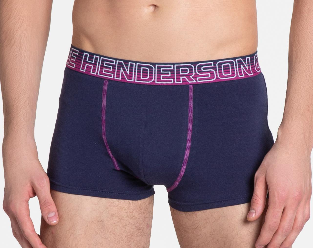 Luxusní boxerky model 17584162 Sada 2 kusů v tmavě modré a tmavě růžové barvě - Henderson Velikost: XXL